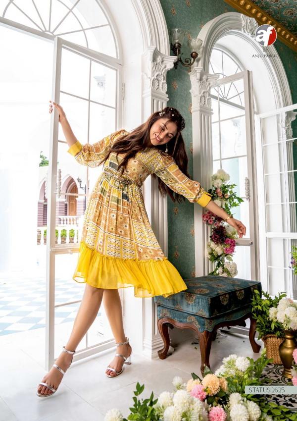 Af Status Fancy Party Wear Short Georgette Kurti Collection